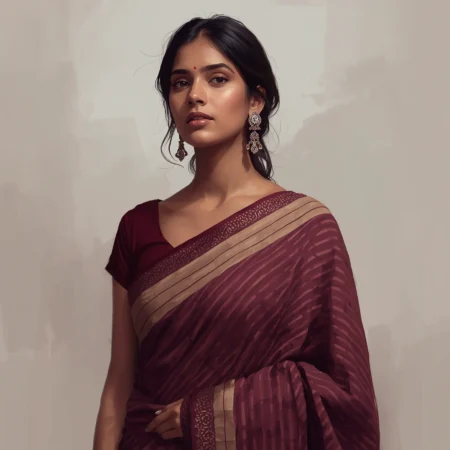 Striped Formal Saree