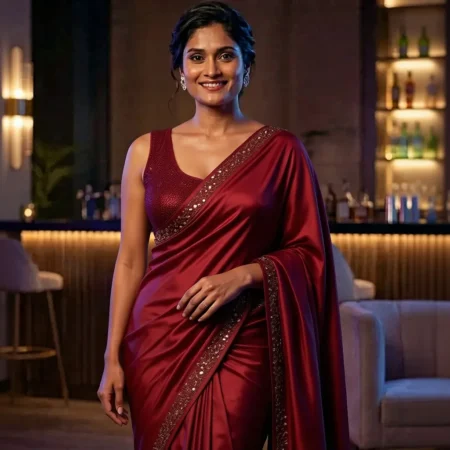 Cocktail Party Saree